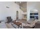 Open floor plan with view of living room and kitchen at 3233 E Sequoia Dr, Phoenix, AZ 85050