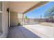 View of covered patio and fenced pool at 3233 E Sequoia Dr, Phoenix, AZ 85050