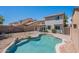 Sparkling pool in the backyard at 3233 E Sequoia Dr, Phoenix, AZ 85050
