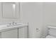 Modern bathroom features a sleek vanity with clean lines, complemented by a toilet at 325 E Coronado Rd # 8, Phoenix, AZ 85004