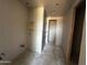 Unfinished bathroom under construction with drywall walls, gray floors and shower area at 32615 N Newby Dr, San Tan Valley, AZ 85143