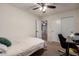 A simple bedroom has access to the other bedroom and a closet at 3730 S Chaparral Rd, Apache Junction, AZ 85119