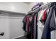 A view of the walk-in closet with rod and shelving at 3730 S Chaparral Rd, Apache Junction, AZ 85119