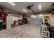 Spacious garage with overhead lighting and ample storage space, ready for your projects and vehicles at 3730 S Chaparral Rd, Apache Junction, AZ 85119