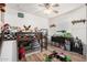 ' bedroom with bunk bed, wood floors, and playful toys and decorations at 3756 E Clovis Ave, Mesa, AZ 85206