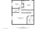 Floor plan displaying the recreation room, bedrooms, laundry and bathroom dimensions and layout on floor 1 at 4106 E Muirwood Dr, Phoenix, AZ 85048