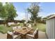Large outdoor dining table and living set for relaxing outdoors at 549 N Olive --, Mesa, AZ 85203