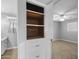 Bathroom storage and view of bedroom at 549 N Olive --, Mesa, AZ 85203