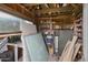 Interior of the shed showing shelves and storage at 549 N Olive --, Mesa, AZ 85203