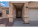 Close-up view of a single story home's covered front entrance at 6432 S 23Rd Ave, Phoenix, AZ 85041