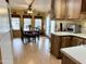 Functional kitchen offering plenty of storage and a dining space with views of the dining area at 7750 E Broadway Rd # 123, Mesa, AZ 85208