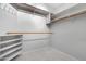 Walk-in closet featuring shelving and hanging storage at 9621 E Calgary Ave, Sun Lakes, AZ 85248