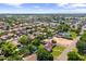 Expansive neighborhood aerial view highlighting charming homes, mature trees, and well-maintained streets at 108 E Horseshoe Ave, Gilbert, AZ 85296