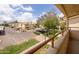 Balcony view of landscaped community with covered parking at 1333 E Morten Ave # 230, Phoenix, AZ 85020