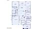 Detailed floor plan showcasing the layout of this home including bedrooms, bathrooms, and living spaces at 22482 E San Tan Blvd, Queen Creek, AZ 85142