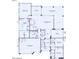 Detailed floorplan showcasing the layout of the home including the owner's suite and gathering room at 22660 E Pegasus Pkwy, Queen Creek, AZ 85142