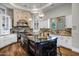 Well-appointed kitchen with granite countertops, stainless steel appliances, and large island, perfect for cooking and entertaining at 2527 E Beechnut Ct, Chandler, AZ 85249
