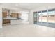Gourmet kitchen featuring stainless steel appliances and a large kitchen island at 26139 S 225Th Way, Queen Creek, AZ 85142