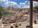 Backyard view showcasing the serene natural desert landscape at 4970 S Desert Willow Dr, Gold Canyon, AZ 85118