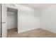 A clean, empty bedroom showing fresh paint and neutral carpet at 520 N Stapley Dr # 253, Mesa, AZ 85203