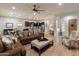 Comfortable living room showcasing open floor plan, plush seating, and stylish decor at 5649 E Desert Forest Trl, Cave Creek, AZ 85331