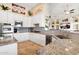 Gourmet kitchen featuring stainless steel appliances, granite countertops and tile backsplash at 633 W Aster Ct, Chandler, AZ 85248