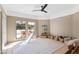 Bright playroom with a slide, ceiling fan, and the inspiring text: PLAY ALL DAY! at 6701 E San Miguel Ave, Paradise Valley, AZ 85253
