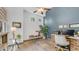 Office with light walls, rustic desk, and tile floors at 7130 E Saddleback St # 58, Mesa, AZ 85207
