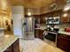 Modern kitchen featuring stainless steel appliances, stylish cabinetry, and functional layout at 8180 E Shea Blvd # 1028, Scottsdale, AZ 85260
