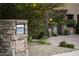 Charming stone mailbox with the house number displayed, complemented by manicured landscaping at 13249 E Summit Dr, Scottsdale, AZ 85259