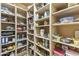 Walk-in pantry with ample shelving for organization and storage at 13249 E Summit Dr, Scottsdale, AZ 85259