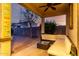 Covered outdoor patio with comfortable lounge seating and inviting decor at 1647 W Gold Mine Way, San Tan Valley, AZ 85144