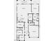 Detailed floorplan showing the layout of this four-bedroom home, including a study and two-car garage at 16963 W Poinsettia Dr, Surprise, AZ 85388