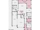 Detailed floor plan showing layout of bedrooms, bathrooms, kitchen, and garage at 17812 W Luke Ave, Litchfield Park, AZ 85340
