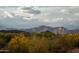 Scenic view of the mountains with lush greenery and a beautiful cloudy sky at 18102 E El Viejo Desierto --, Gold Canyon, AZ 85118