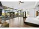 Bright, open bedroom with wood floors, patio access, and great natural light at 28754 N 107Th St, Scottsdale, AZ 85262