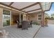 Cozy covered patio perfect for outdoor dining and relaxation at 307 E Catalina Dr, Phoenix, AZ 85012