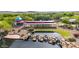 Scenic community lake featuring waterfalls, lush landscaping, a charming gazebo, and walking paths for relaxation at 3613 W Plymouth Dr, Anthem, AZ 85086