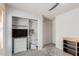 Bedroom with a closet, shelves, and a carpet at 4043 S Shady Ct, Gilbert, AZ 85297