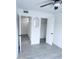 Bright bedroom with ceiling fan and open closet space at 4124 N 81St St, Scottsdale, AZ 85251