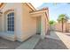 Inviting entryway with a security door, neutral tones, and ample natural light at 6027 E Sayan Cir, Mesa, AZ 85215