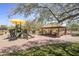 Community playground and picnic shelter with desert landscaping at 6621 E Oberlin Way, Scottsdale, AZ 85266