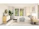 Serene bedroom with soft lighting, comfortable furnishings, and a tranquil atmosphere at 7420 S 76Th Ln, Laveen, AZ 85339