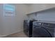 Laundry room with modern Samsung washer and dryer at 900 E Harrison St, Chandler, AZ 85225