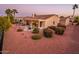 The backyard offers a covered patio, desert landscaping, and a tranquil setting at 12928 W Santa Ynez Dr, Sun City West, AZ 85375