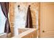 A spacious bathtub area shows a bronze towel rack and bronze curtain rod at 12928 W Santa Ynez Dr, Sun City West, AZ 85375