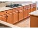 Stylish kitchen featuring ample counter space and custom cabinetry at 12928 W Santa Ynez Dr, Sun City West, AZ 85375