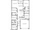 Detailed floor plan showcases the layout of a five-bedroom home with an open-concept living area at 1324 S Mullberry St, Florence, AZ 85132