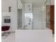 Ensuite bath with walk in shower at 14619 E Desert Vista Trl, Scottsdale, AZ 85262