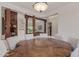 Dining room with a chandelier and view at 14619 E Desert Vista Trl, Scottsdale, AZ 85262